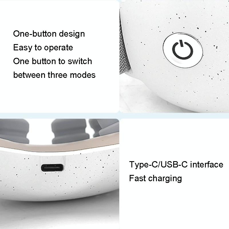 Bluetooth Music Eye Massager Hot Vibration Eye Care Rhythm
