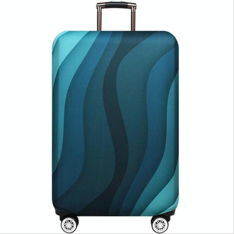 18-21 Inch Travel Suitcase Dust Covers - Elastic &amp; Abrasion-resistant - Green Ripple