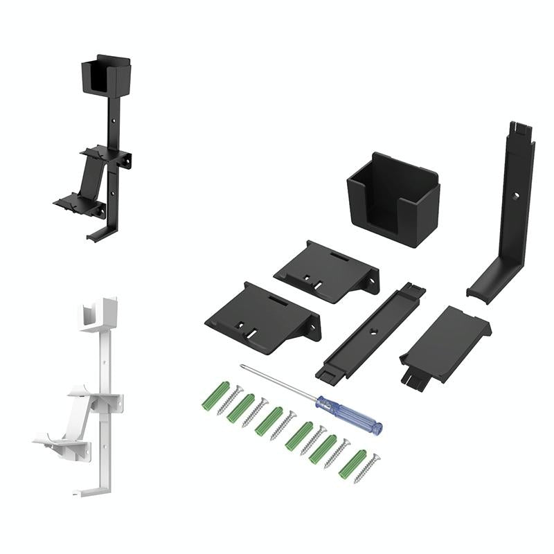 Multi-platform Earphone Wall Hook with Remote Control for Gaming Consoles - White