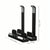 Versatile Laptop Stand with Storage and Cooling - Desktop Heightening Rack - Black