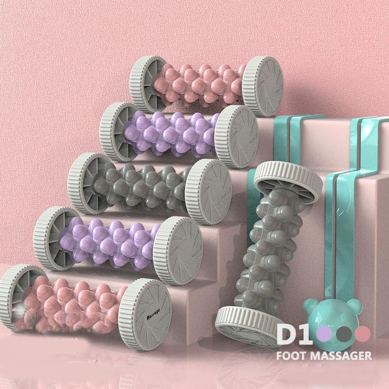 Plantar Fascia Roller For Home Fitness Muscle Relaxation Tool - Pink