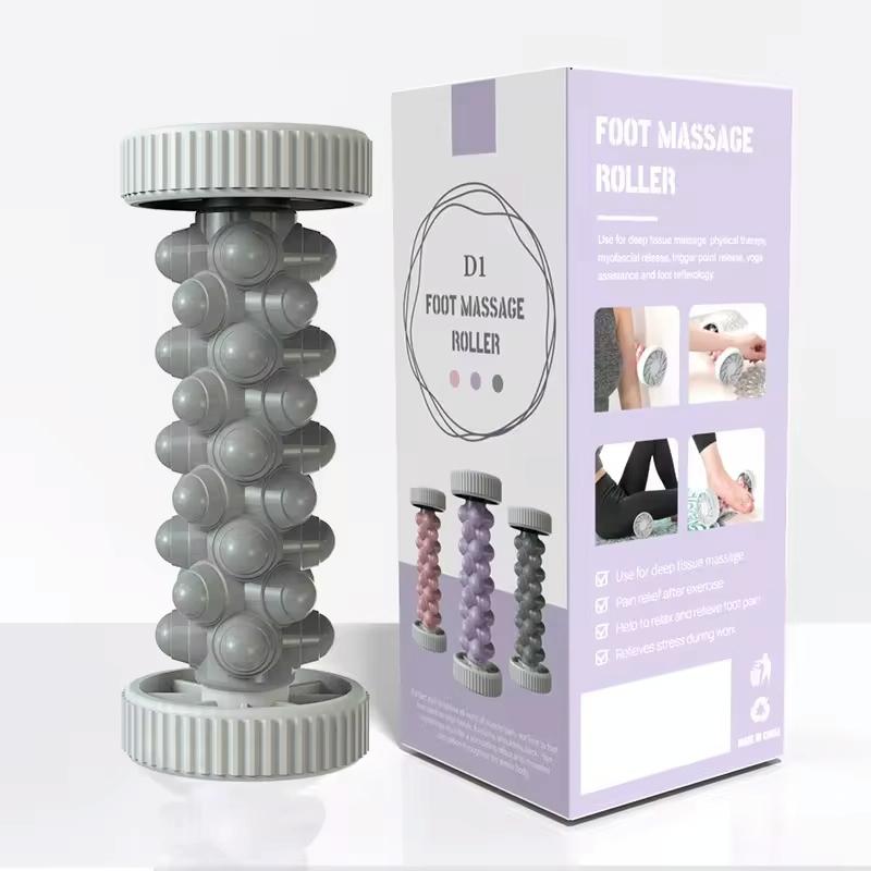 Plantar Fascia Roller For Home Fitness Muscle Relaxation Tool - Pink