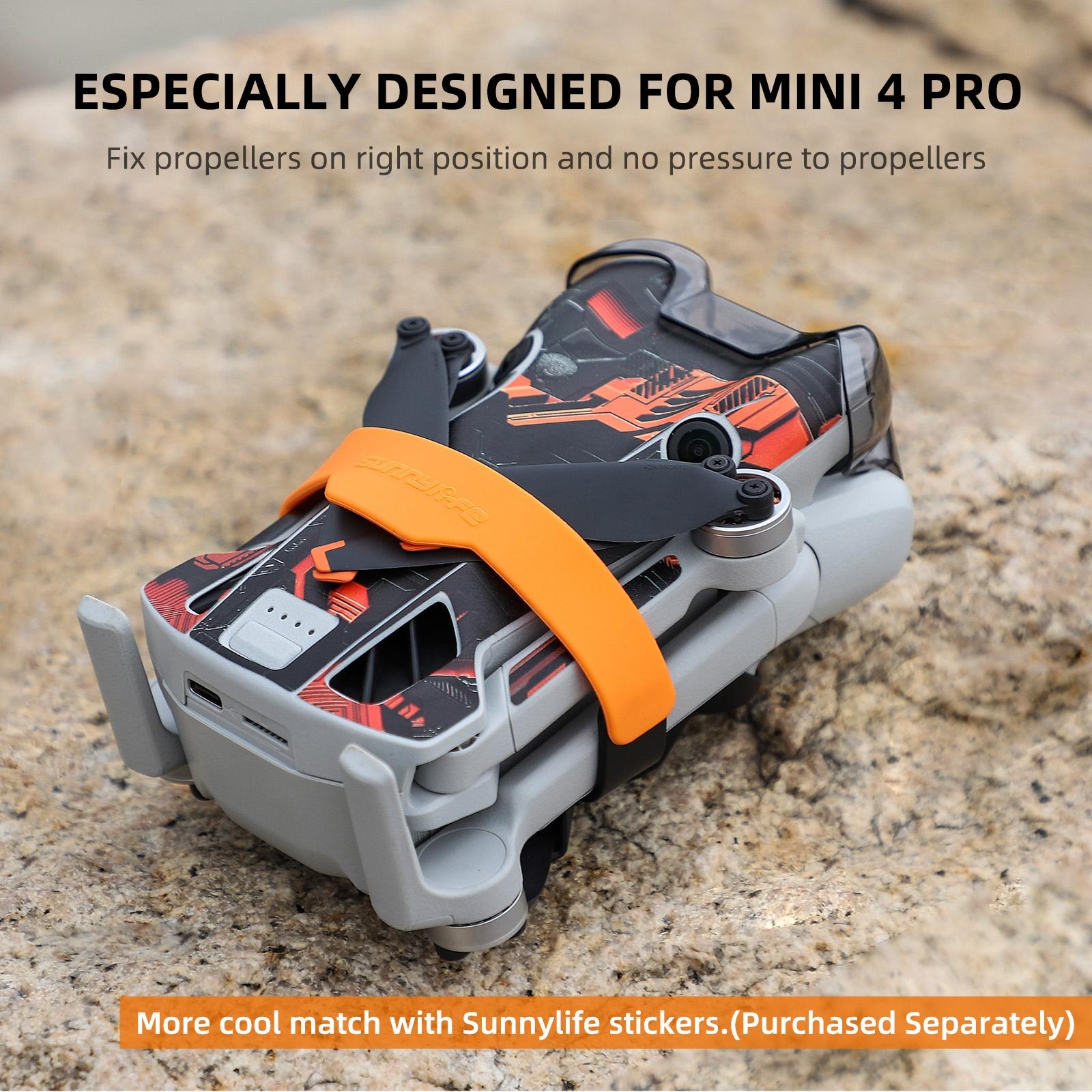 Fixed Propeller Guard for Dji Mini 4 Pro - Blade Holder - Orange