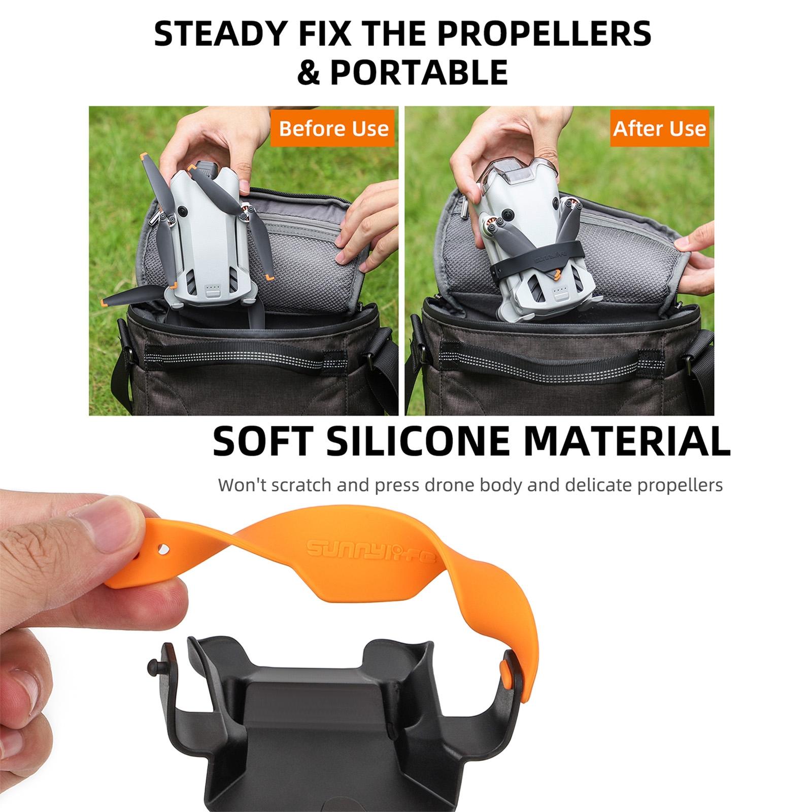 Fixed Propeller Guard for Dji Mini 4 Pro - Blade Holder - Orange