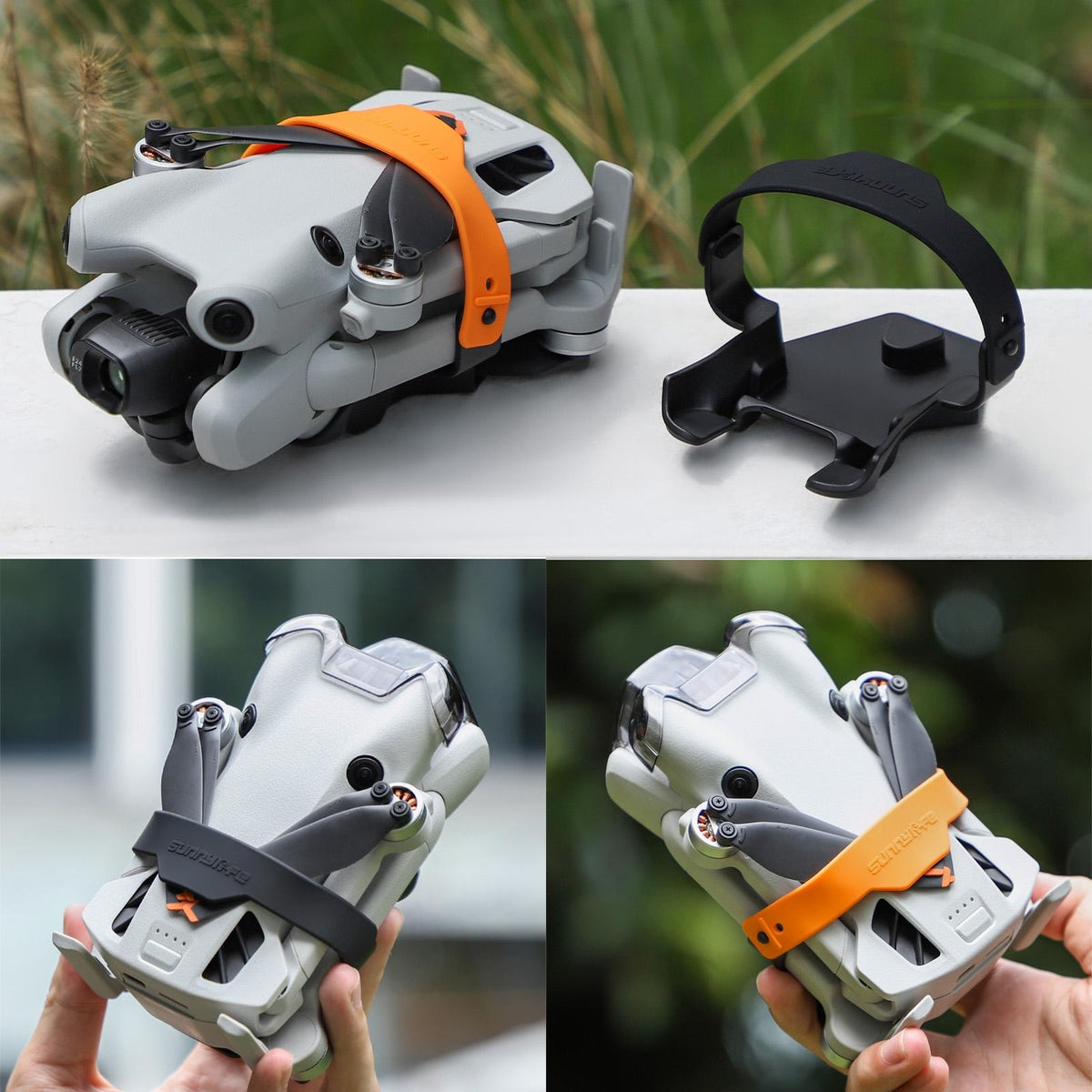 Fixed Propeller Guard for Dji Mini 4 Pro - Blade Holder - Orange