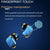 Wireless In-ear Gaming Earphones with Digital Display - Black