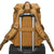 Travel-ready Retro Canvas Backpack - Spacious Design - Gray