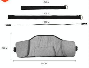 Portable Neck Pain Relief Hammock Massager Black / Dark Grey
