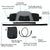 Portable Neck Pain Relief Hammock Massager Black / Dark Grey