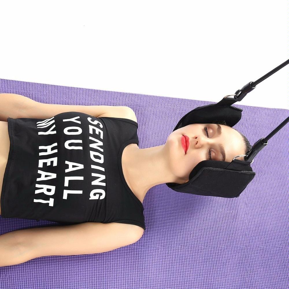 Portable Neck Pain Relief Hammock Massager Black / Dark Grey