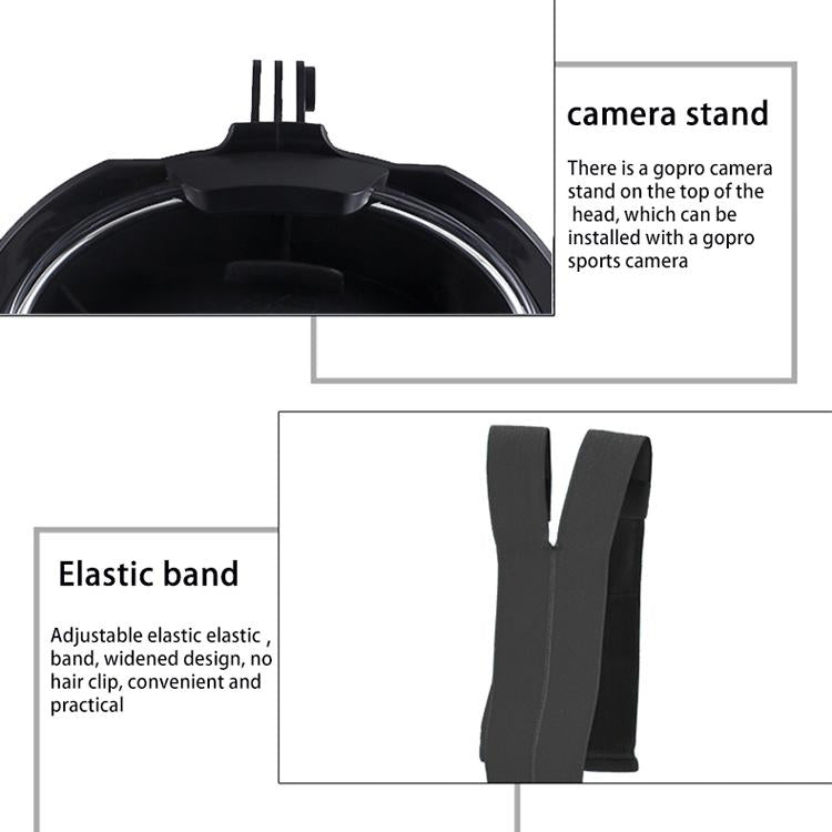 Full Dry Silicone Diving Mask for Adults - Double Tube - Black/Black