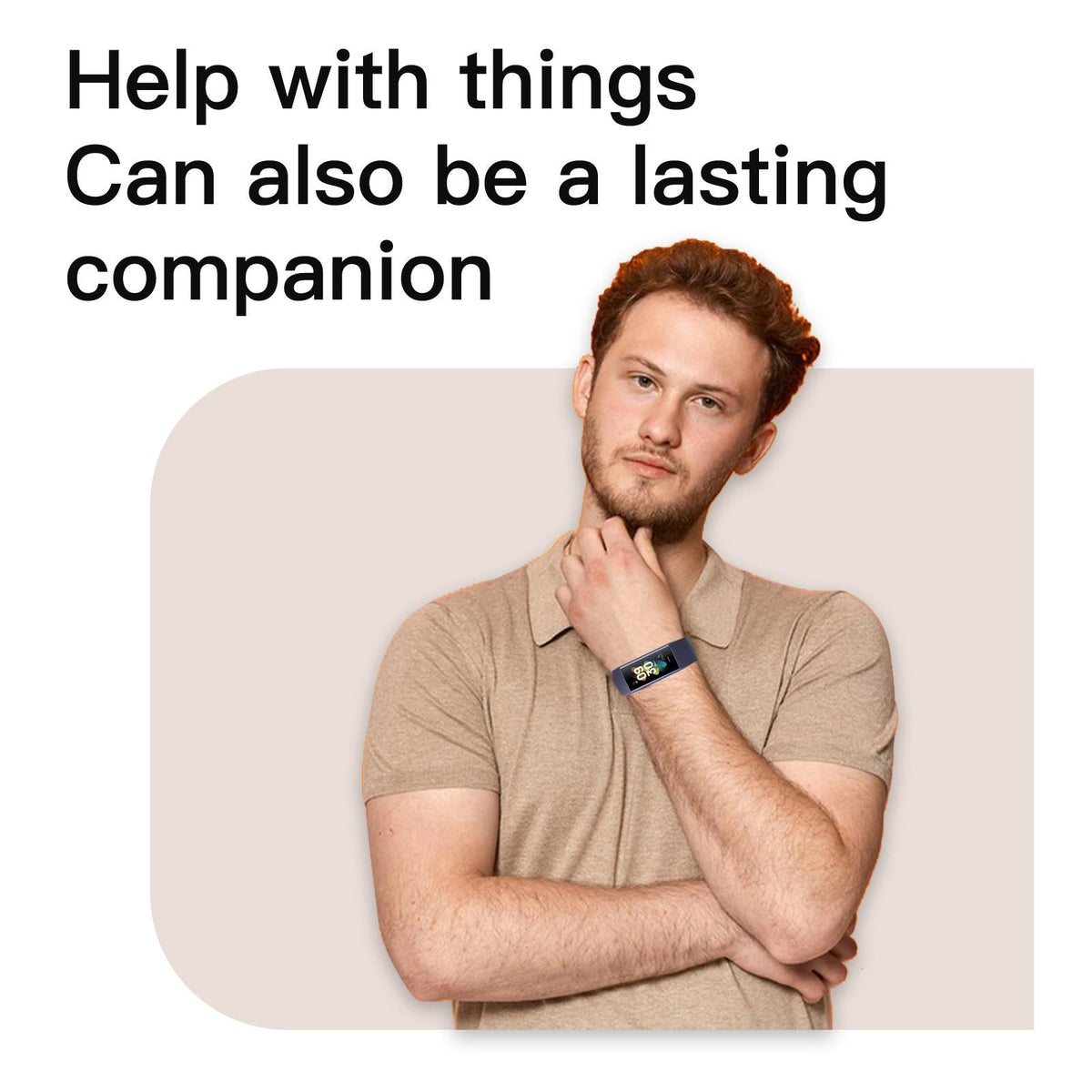 Waterproof C80 Fitness Tracker - Ip67 - White