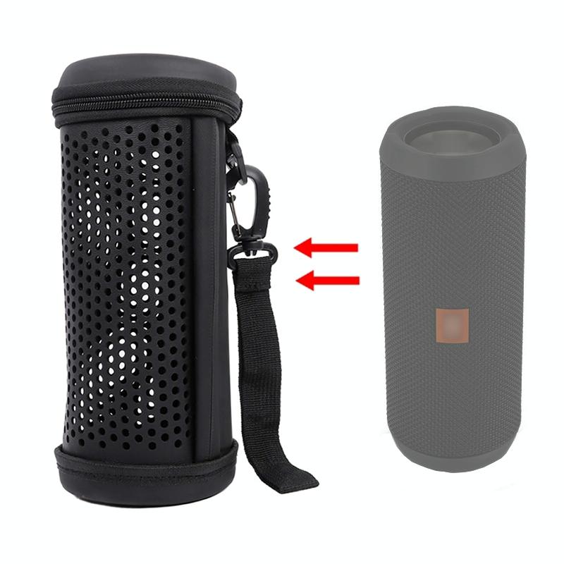 Jbl Flip Portable Bag - Hollow Protective Cover in Black
