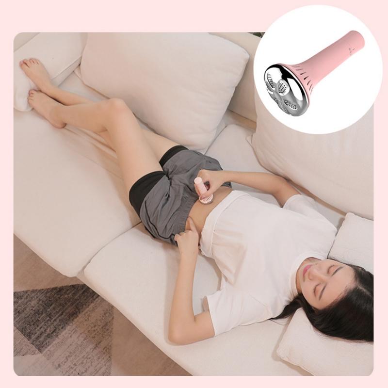 Smokeless Moxibustion Open Flame Massage Equipment - Cherry Pink