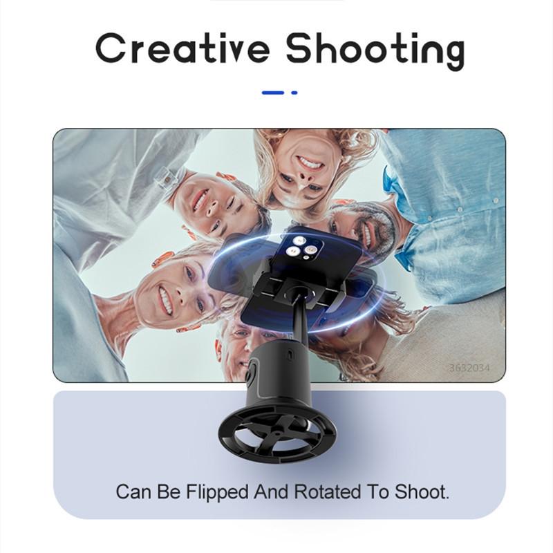 360 Rotation Follow-up Gimbal Stabilizer with 1 / 4-inch Interface - Black