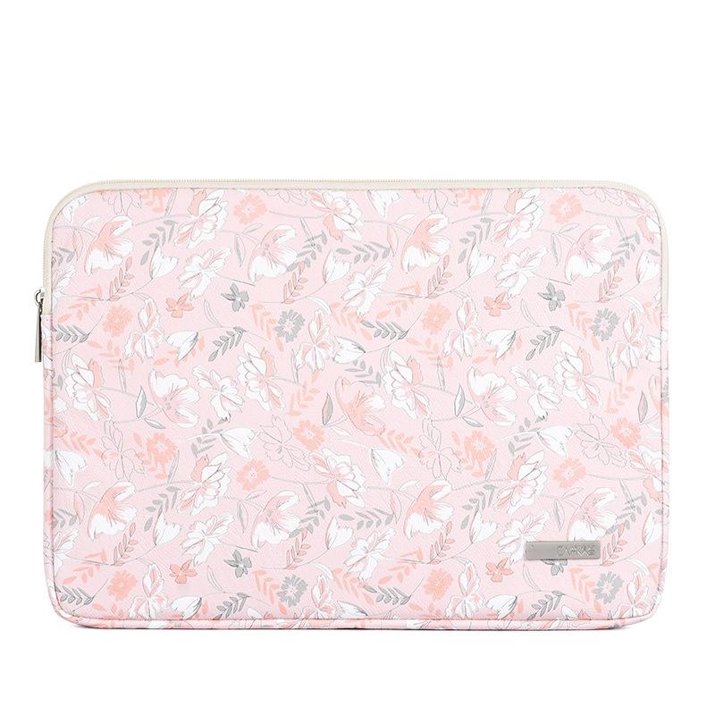 11 Laptop Liner Bag - Waterproof Pu Leather Cover Light Pink