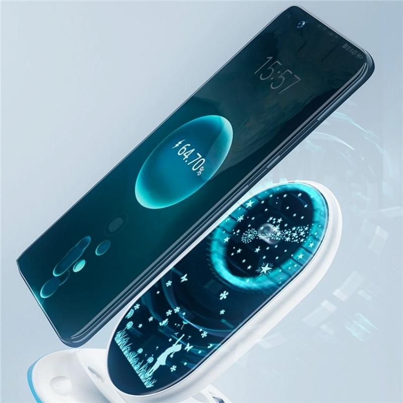 15W Universal Desktop Wireless Charger - Blue