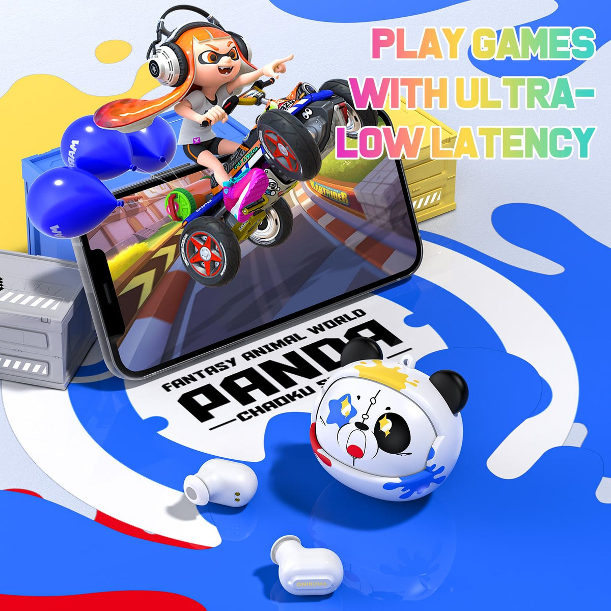 Wireless Gaming Earbuds - T20 Tws Bluetooth - White