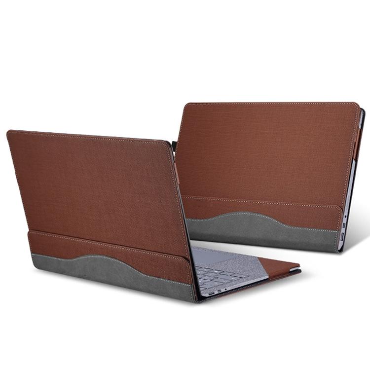 Versatile 13.5 Leather Laptop Sleeve for Microsoft Surface - Multi-functional - Blue