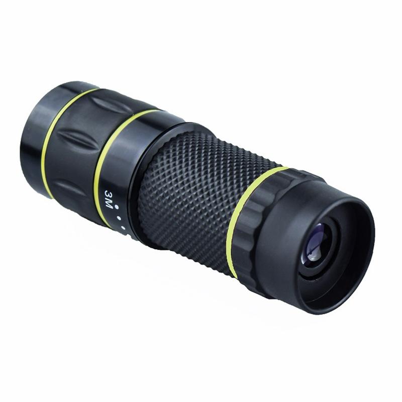 10X Hd Non-Slip Monocular - Ideal For Outdoor Use - Yellow Circle