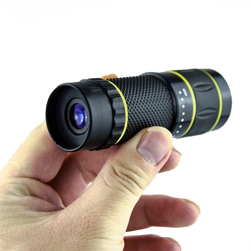 10X Hd Non-Slip Monocular - Ideal For Outdoor Use - Yellow Circle