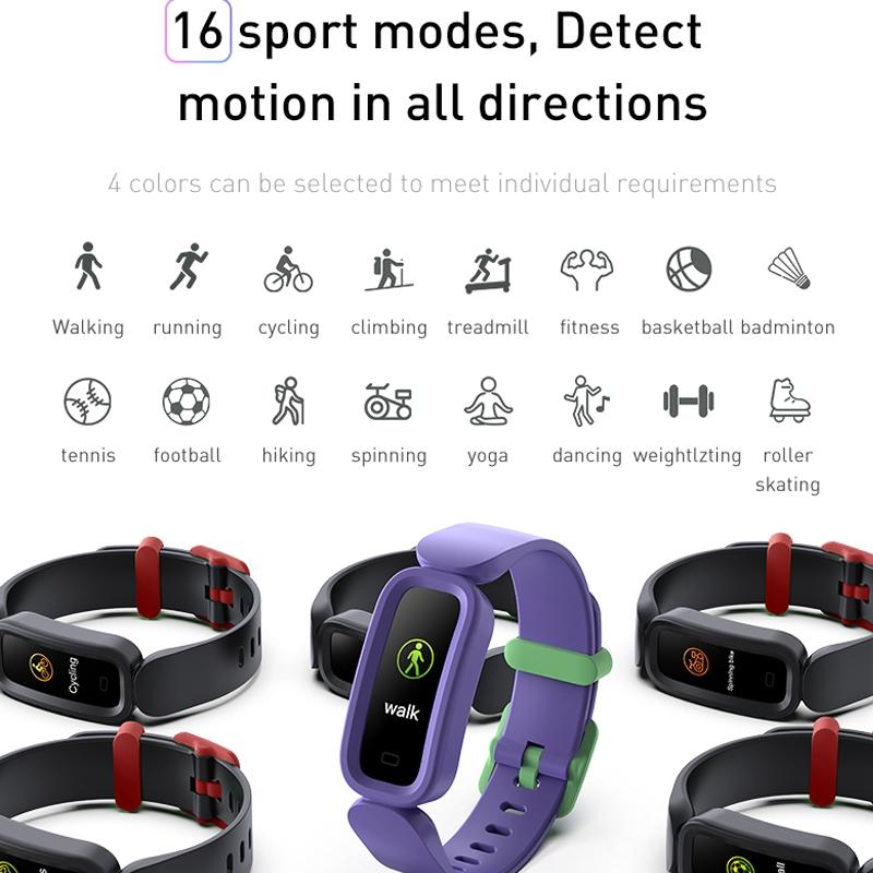 Smart Fitness Bracelet With Bluetooth Sleep Tracking - Blue