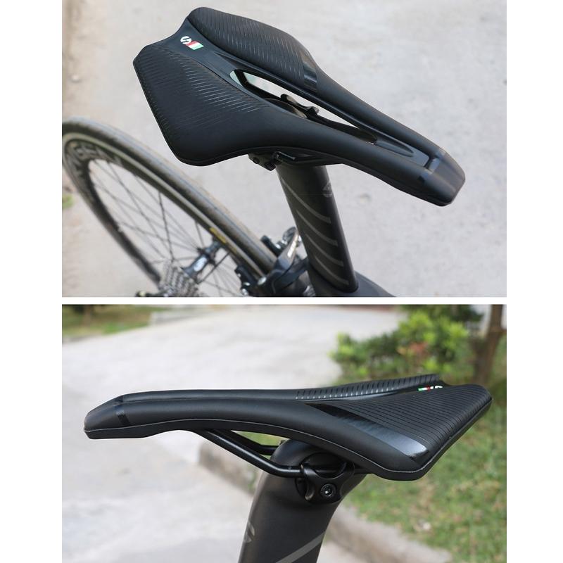Toseek Shock-Absorbing Comfort Saddle - Silver