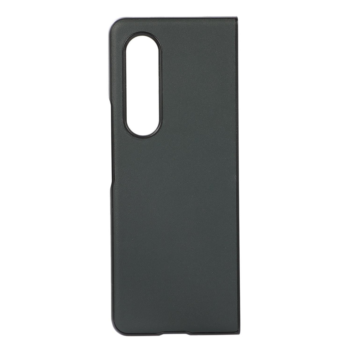 For Samsung Galaxy Z Fold4 5G Sheep Texture Leather Phone Case - Black