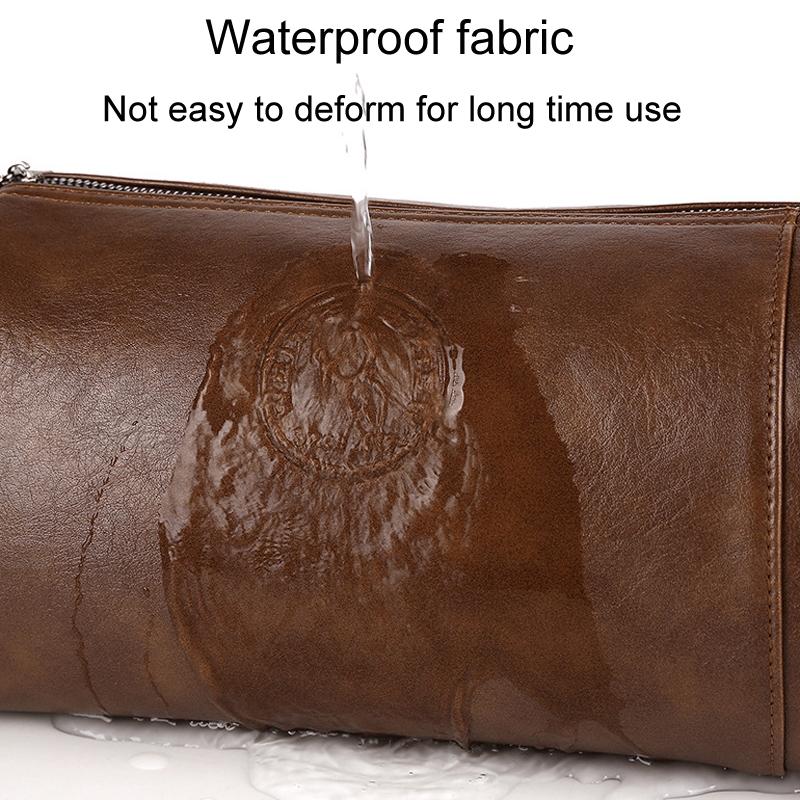 Waterproof Men Crossbody Backpack Large Capacity - Black