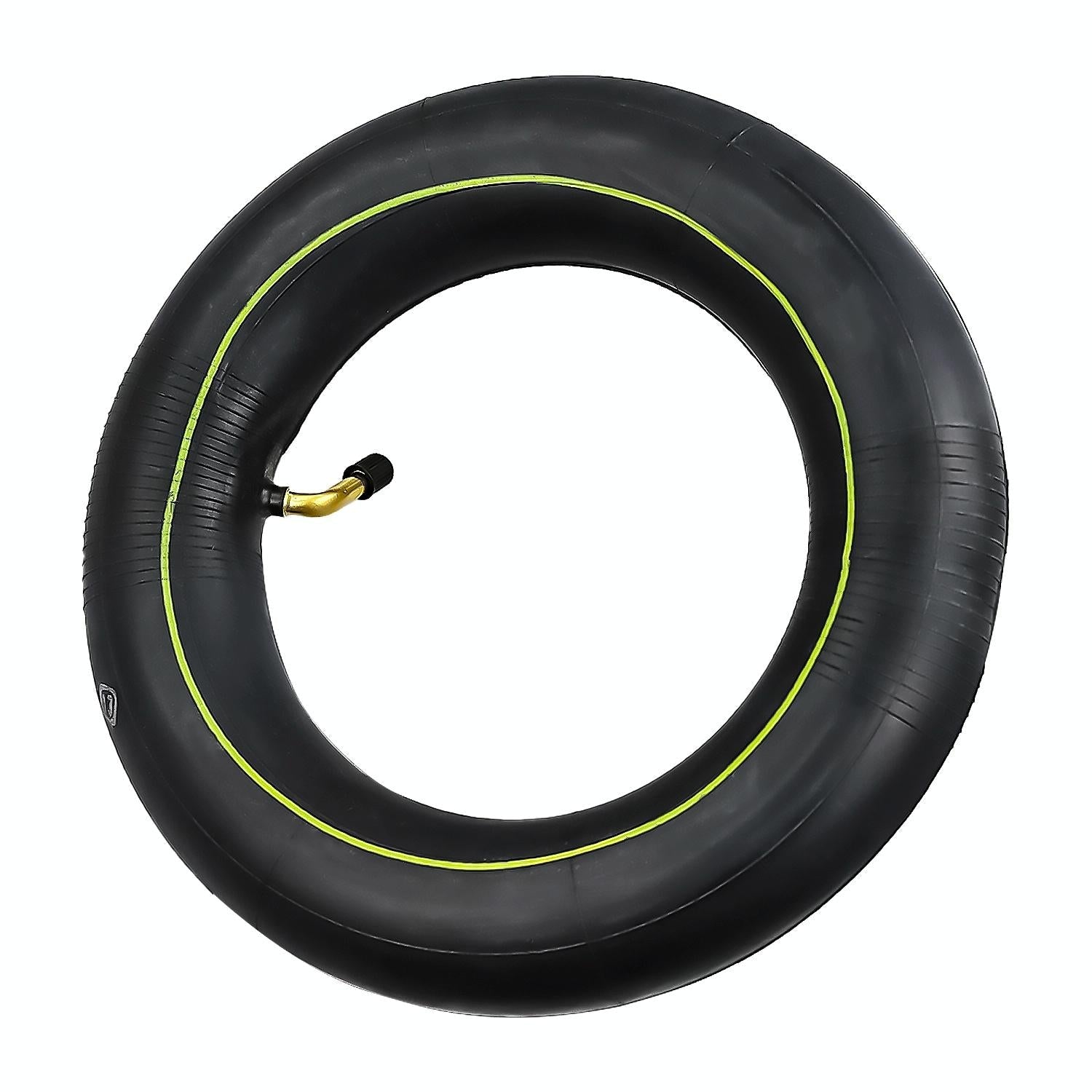 Electric Scooter Inner Tube - 10x2.5 / 2.75 45 Degree Valve Thickened Yellow Stripes