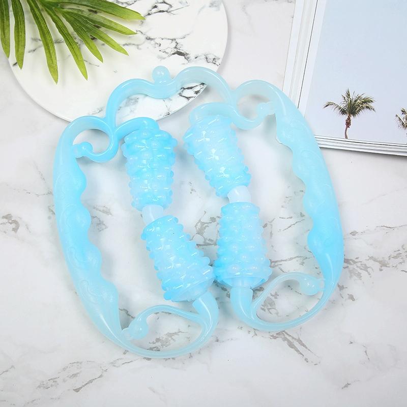 2-Pack Ring Leg Clamp Massager For Yoga & Fitness - Blue