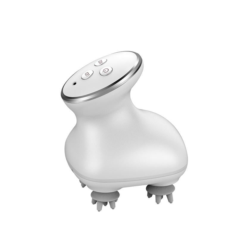 Electric Scalp Massager Multifunctional Vibration Therapy - White