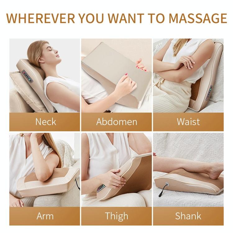 Mini Neck & Shoulder Massager Multifunctional Au Plug Black