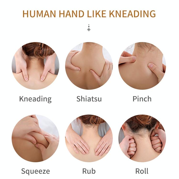 Mini Neck & Shoulder Massager Multifunctional Au Plug Black