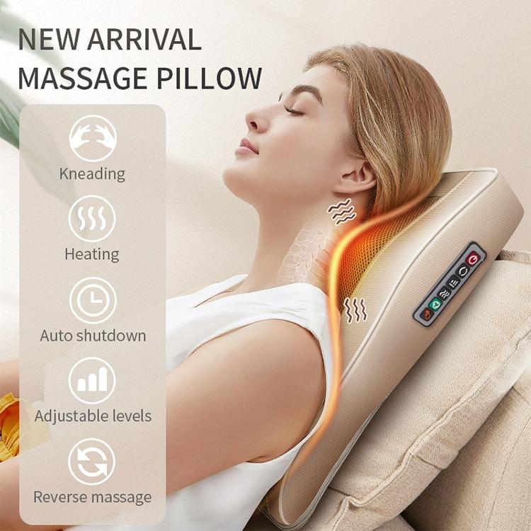 Mini Neck & Shoulder Massager Multifunctional Au Plug Black