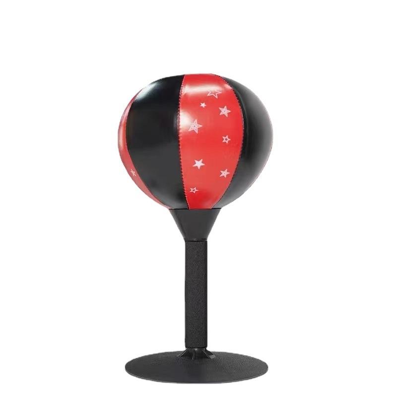 Desktop Boxing Speed Ball With Reaction Target - Red / Black