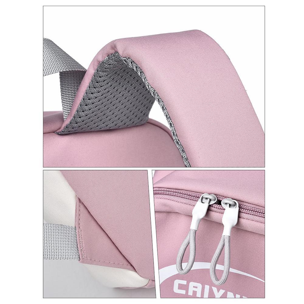 Large Splash Proof Backpack For Outings & School - Pink