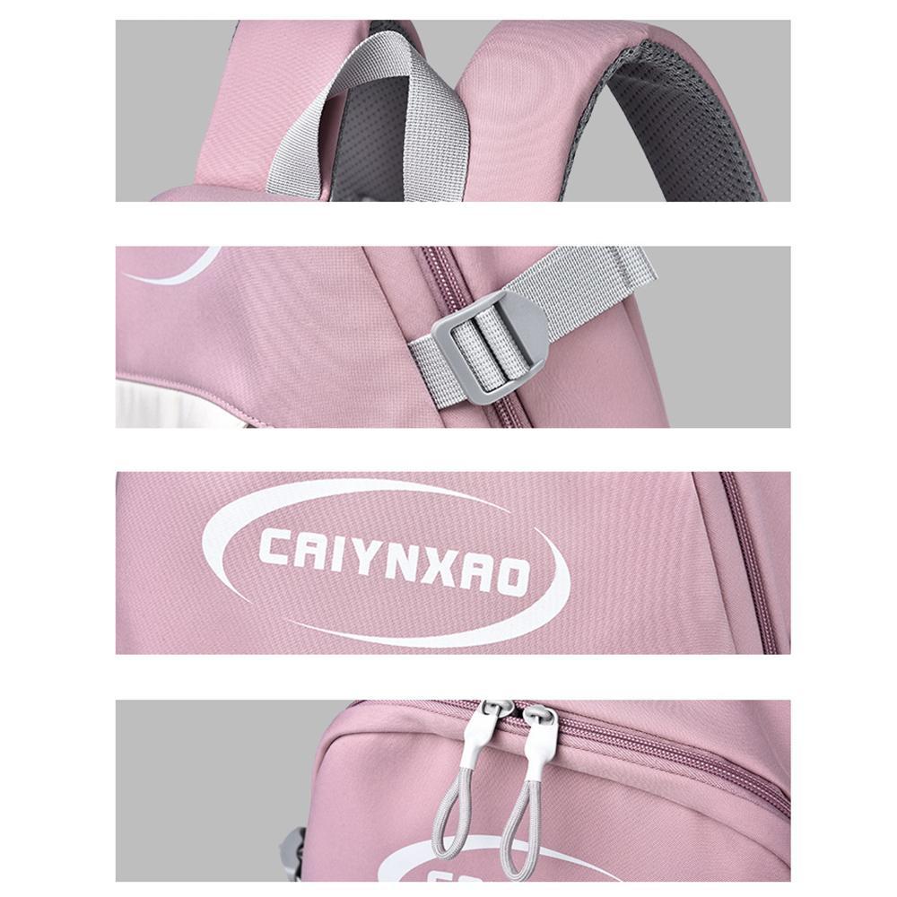 Large Splash Proof Backpack For Outings & School - Pink