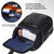 Waterproof Men Business Backpack Black
