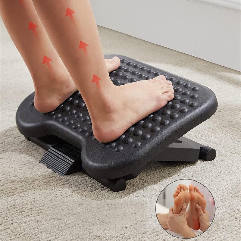 Adjustable Massage Foot Pedal For Office Children And Pregnant Women Black