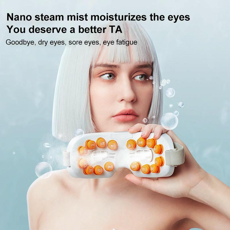 Smart Eye Massager With Vibration & Hot Compress White