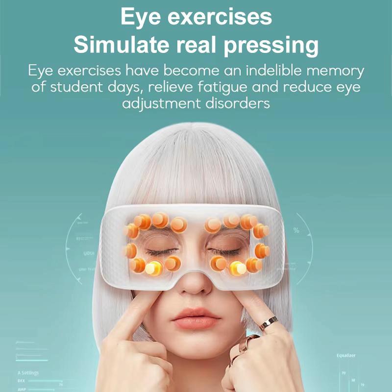 Smart Eye Massager With Vibration & Hot Compress White