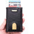 Rfid-Blocking Aluminum Card Holder - Secure & Compact - Carbon Fiber Black