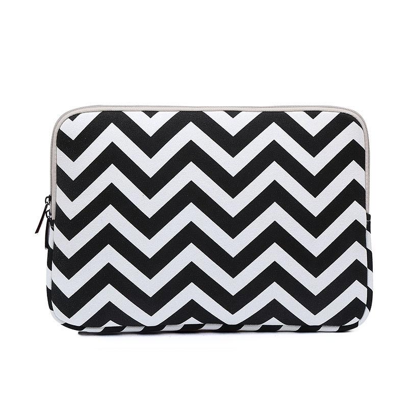 10 Wavy Pattern Notebook Liner Bag - Wavy Design - Gray