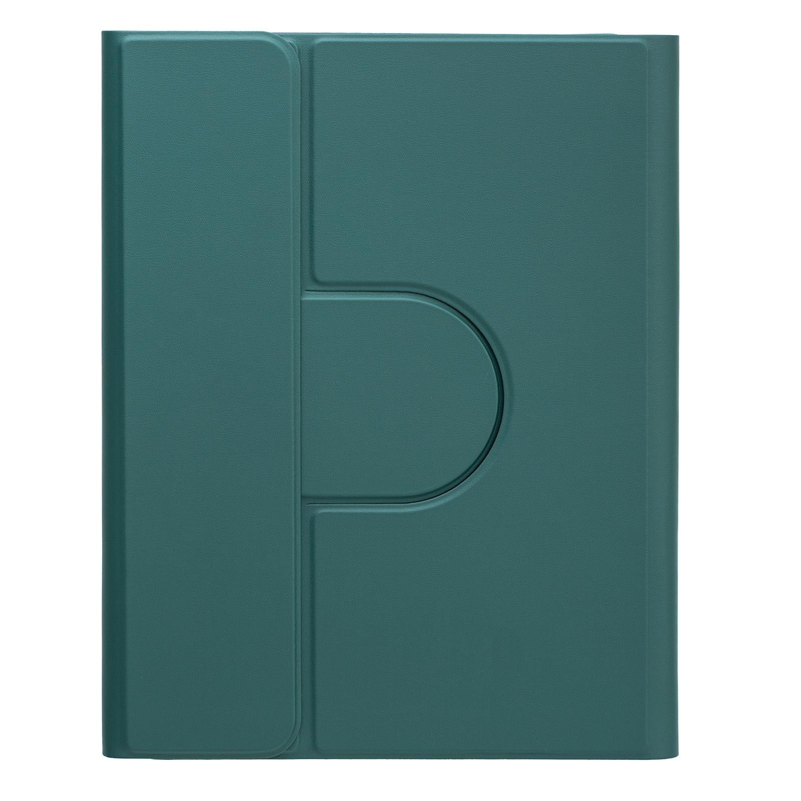 360 Degree Rotatable Bluetooth Keyboard Leather Case - Square Button - Mint Green - For Ipad 10Th Gen 10.9 2022