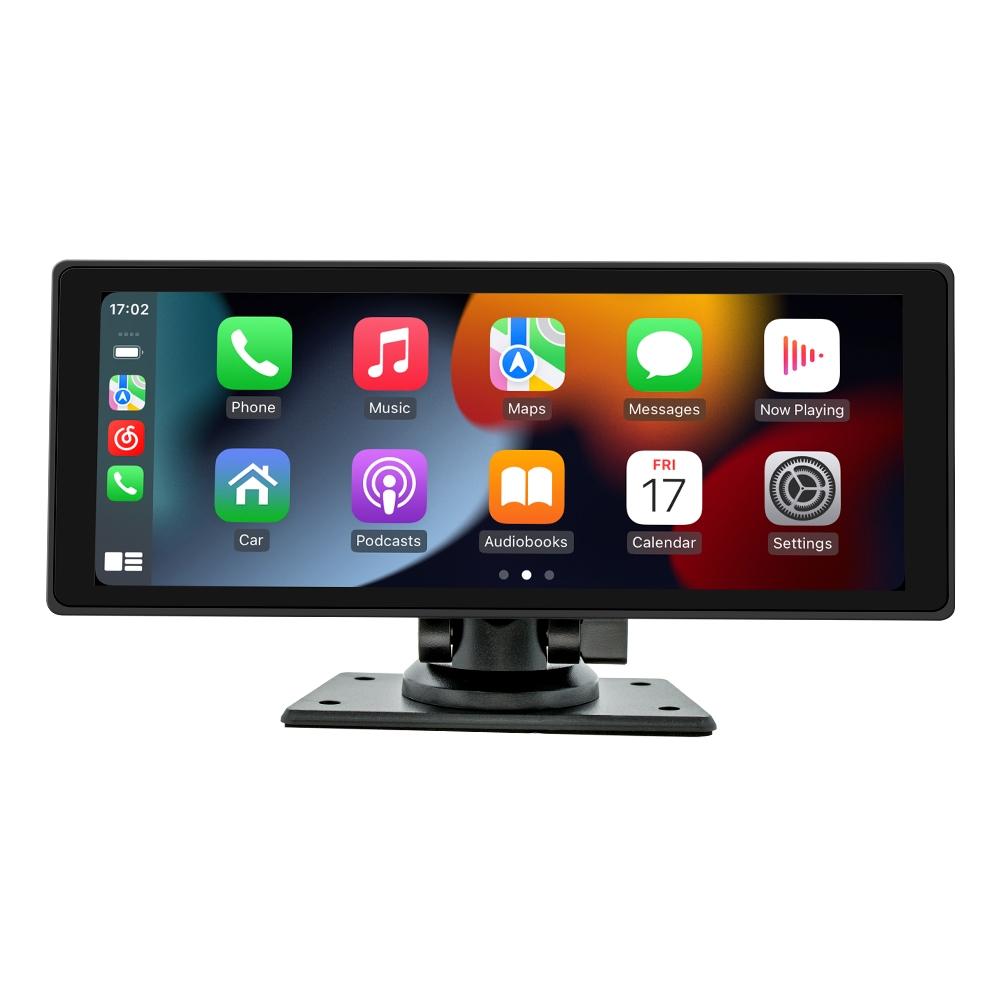 10.26 Inch Car Mp5 Player With Driving Recorder - Carplay / Android Auto Black