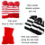 Set of 3 Knitted Golf Club Covers - Red