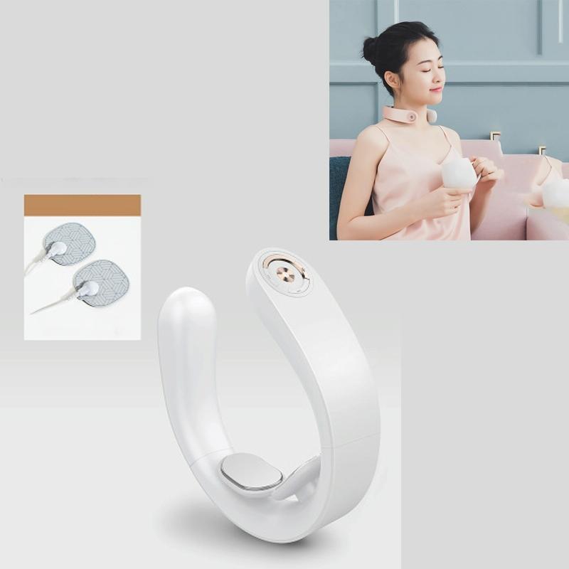 Intelligent Shoulder &amp; Neck Massager Pgg Cervical Spine Physiotherapy With Heat &amp; Multi-Function Design - White
