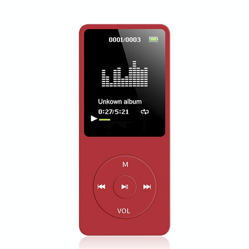 Ultra Thin Screen Mp4 Player Lossless Sound - White