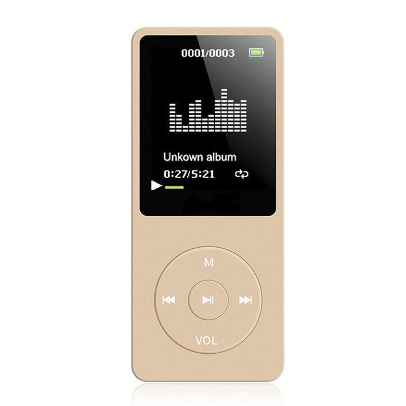 Ultra Thin Screen Mp4 Player Lossless Sound - White